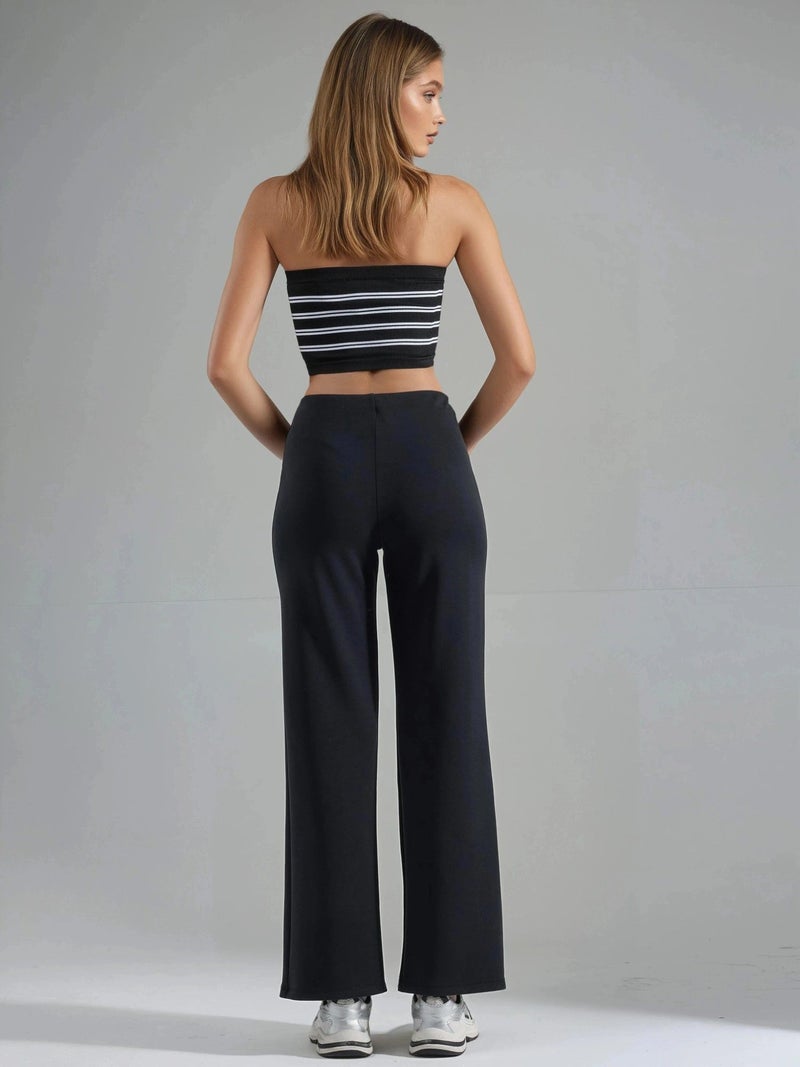 BUSEM High Waist Straight Leg Pants - Image 3